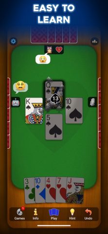 Hearts: Card Game для iOS — скриншот 3