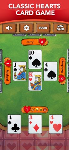 Hearts — Card Game Classic для iOS — скриншот 1
