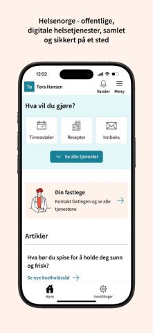 Helsenorge для iOS — скриншот 1