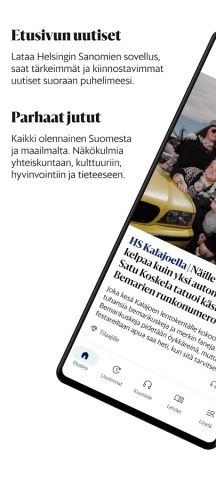 Helsingin Sanomat для Android — скриншот 1