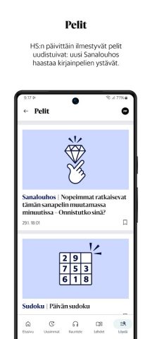 Helsingin Sanomat для Android — скриншот 5