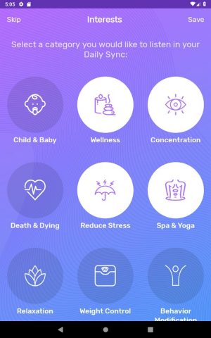 Hemi-Sync® Flow для Android — скриншот 1