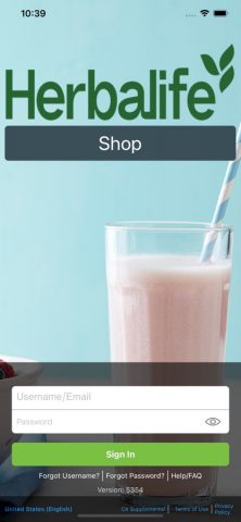 Herbalife Shop для iOS — скриншот 1