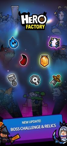 Hero Factory : Idle Tycoon для iOS — скриншот 1