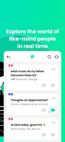 Heymandi · Word-Based Social для iOS — скриншот 3