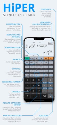 HiPER Scientific Calculator для iOS — скриншот 1
