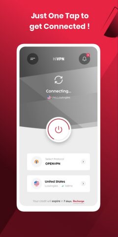 HiVPN для Android — скриншот 2