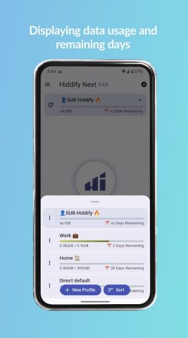 Hiddify для Android — скриншот 5