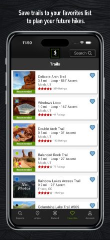 Hiking Project для iOS — скриншот 4
