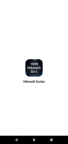 Hikmatli So’zlar 2024 для Android — скриншот 1