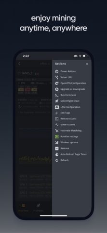 Hive OS для iOS — скриншот 5