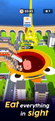 Hole.io для iOS — скриншот 2