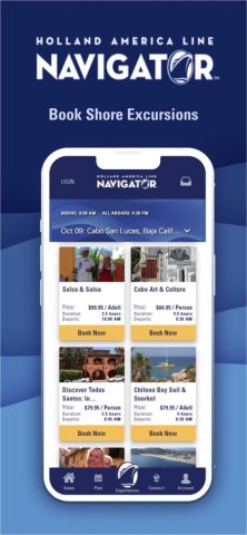 Holland America Line Navigator для iOS — скриншот 3