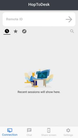 HopToDesk — скриншот 1
