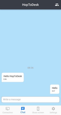 HopToDesk — скриншот 2