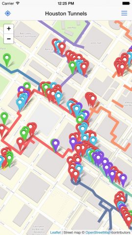 Houston Tunnels для iOS — скриншот 1
