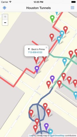 Houston Tunnels для iOS — скриншот 4