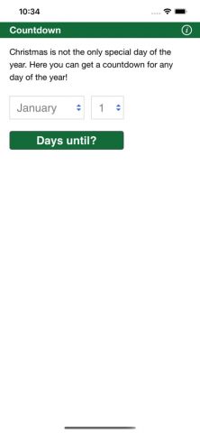How many days until Christmas? для iOS — скриншот 3
