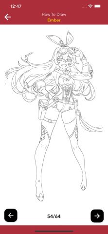 How to Draw Genshin Impact для iOS — скриншот 5