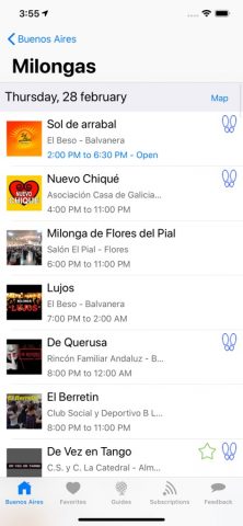 Hoy Milonga Club для iOS — скриншот 2