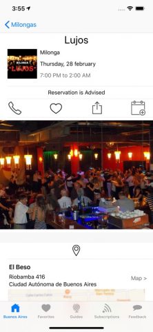 Hoy Milonga Club для iOS — скриншот 5