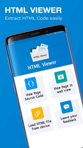 Html Viewer and Html Editor для Android — скриншот 1
