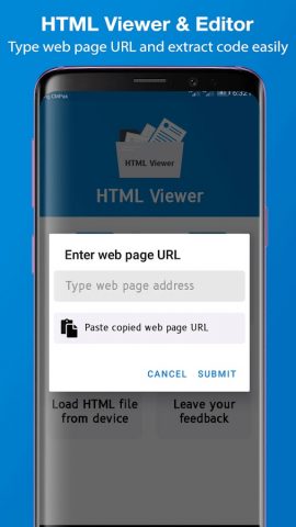 Html Viewer and Html Editor для Android — скриншот 3
