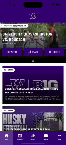 Go Huskies для iOS — скриншот 1