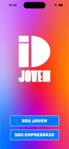 ID Jovem для iOS — скриншот 1
