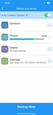 IDrive Online Backup для iOS — скриншот 2