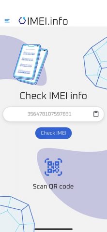IMEI Info Checker для iOS — скриншот 1