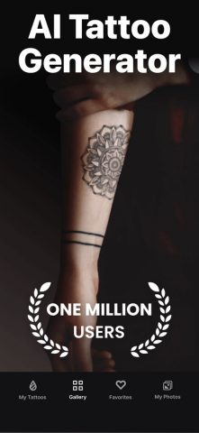 INKHUNTER — AI Tattoo Design для iOS — скриншот 1