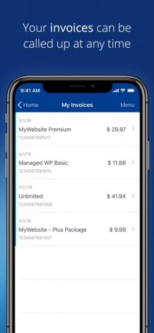 IONOS для iOS — скриншот 3