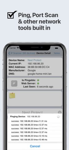 IP Scanner для iOS — скриншот 3
