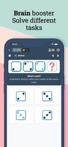 IQ Test Brain Training Riddles для iOS — скриншот 1
