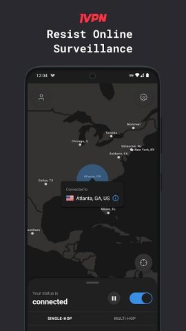IVPN для Android — скриншот 1