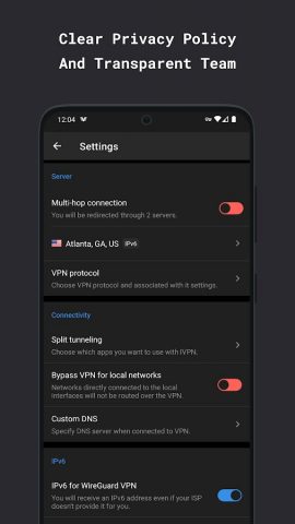 IVPN для Android — скриншот 4