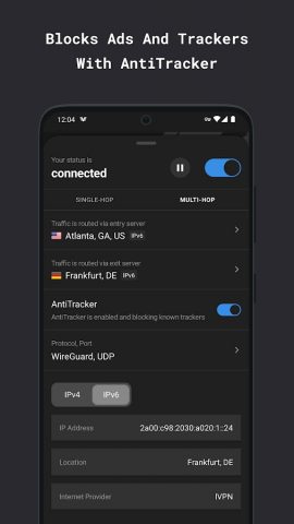 IVPN для Android — скриншот 5