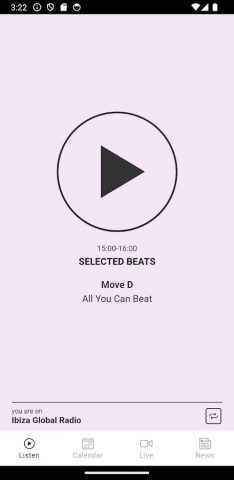 Ibiza Global Radio для Android — скриншот 2