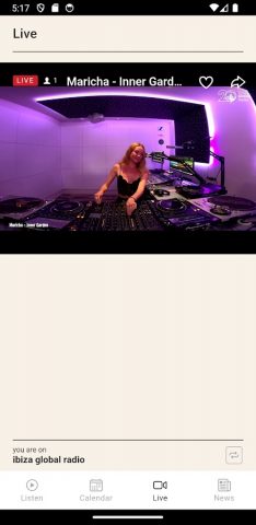 Ibiza Global Radio для Android — скриншот 4