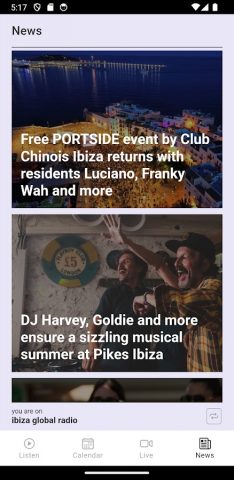 Ibiza Global Radio для Android — скриншот 5