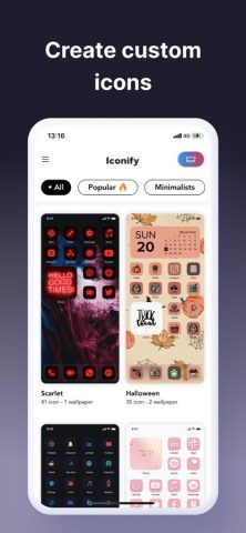 Iconify — Custom Icons Themes для iOS — скриншот 1