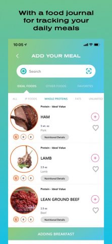 Ideal Protein App для iOS — скриншот 3