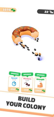 Idle Ants — Симулятор для iOS — скриншот 1
