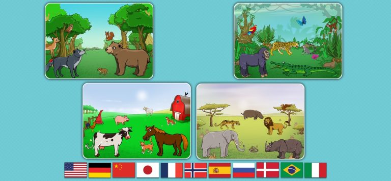 Игра для малышей животные для iOS — скриншот 1