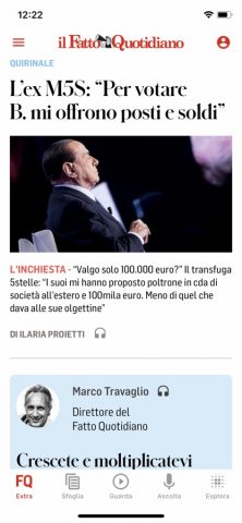 Il Fatto Quotidiano для iOS — скриншот 1