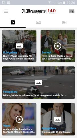 Il Messaggero для Android — скриншот 5