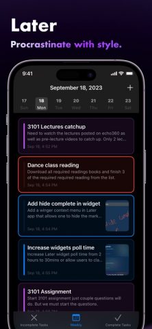 I’ll do it later для iOS — скриншот 5