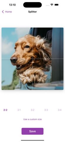 Image Cutter — Crop & Split для iOS — скриншот 2
