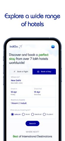 IndiGo: Flight Booking App для iOS — скриншот 2